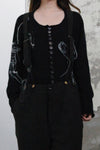 Archivio J.M.Ribot Handmade Embroidered sweater KN38/RI